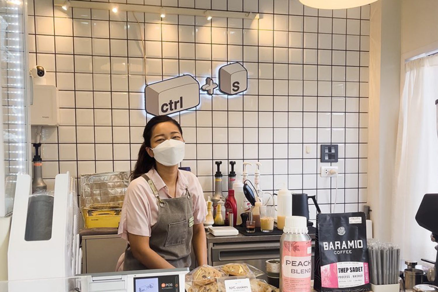 Ctrl+S Cafe Coffee&Bakery - The Riski Residence Hotel and Residence โรงแรมมุสลิม ย่านบางพลัด-จรัญสนิทวงศ์